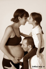 Photographe professionnel, photo grossesse studio